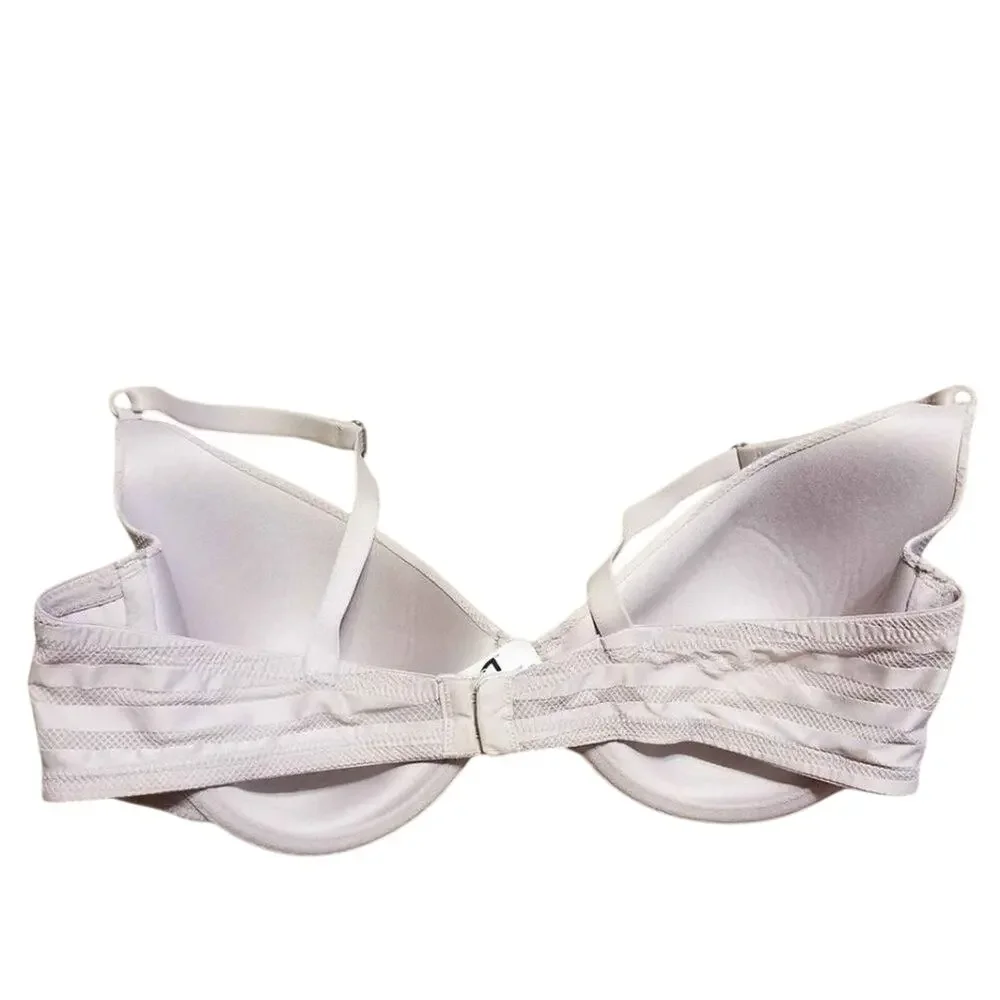 Maidenform Bra Underwire stripe gray Women's Lingerie size 40D‎